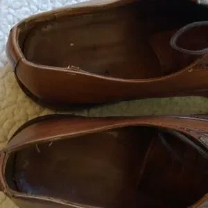Zara Brown Leather Short Wing Brogue Shoes US 12 = EU 45 (Made in Spain) Zara | Shoes | Zara Brown Leather Short Wing Brogue Shoes Us  main image 2